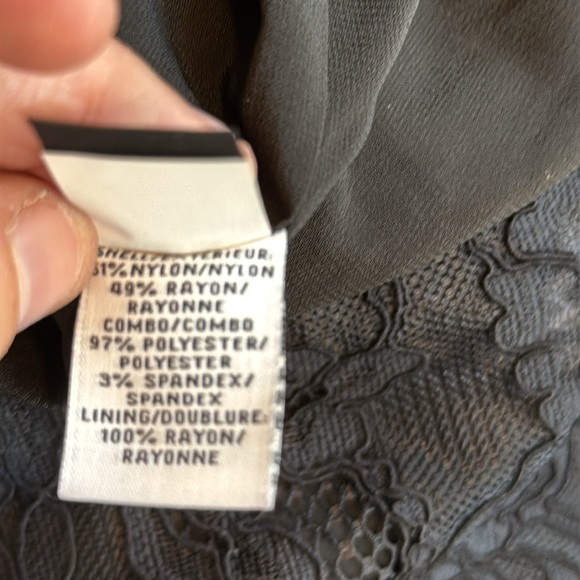 DVF Diane Von Furstenberg Ainsley Lace Sheath Dress Black - Picture 15 of 15